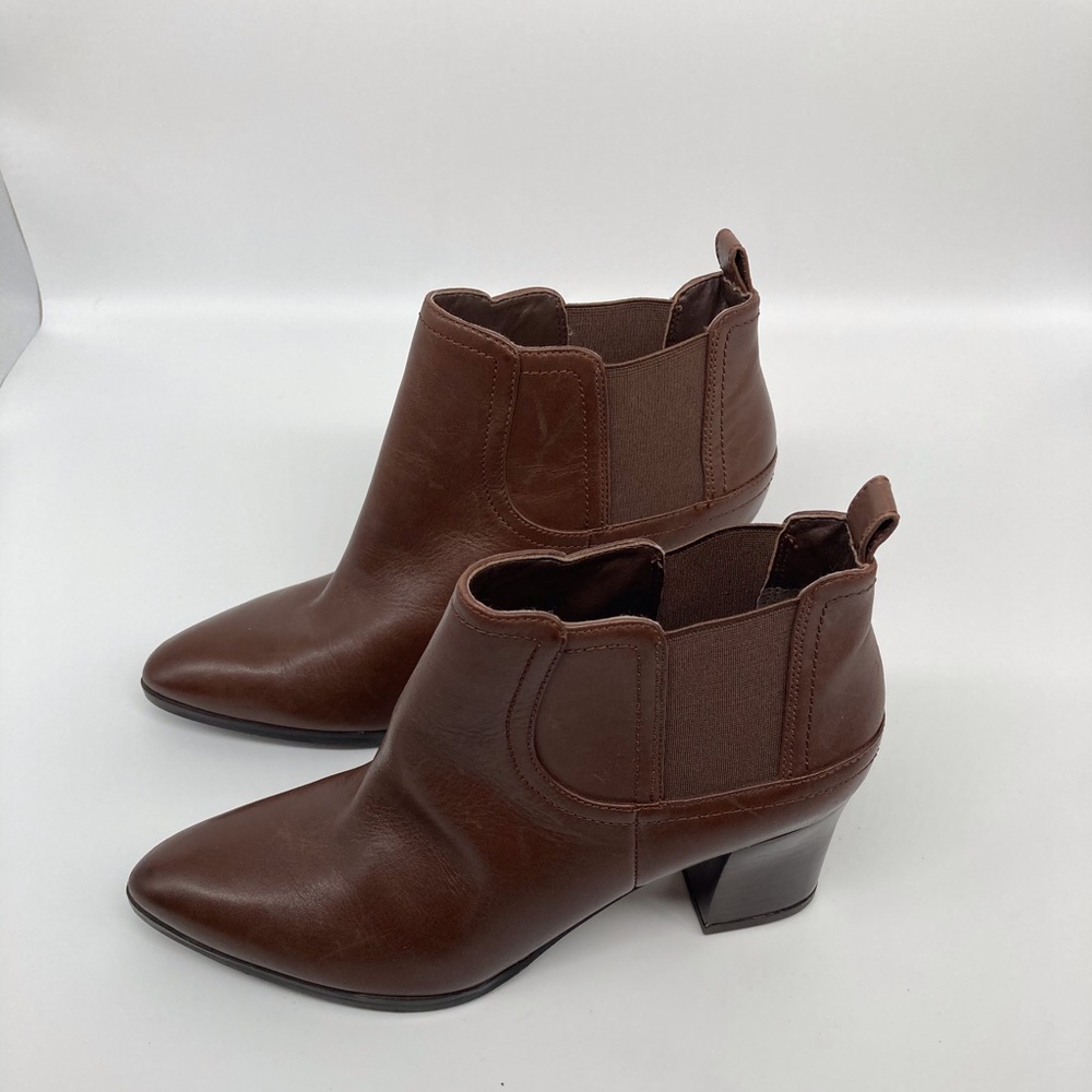 Franco Sarto Leather Booties Like New